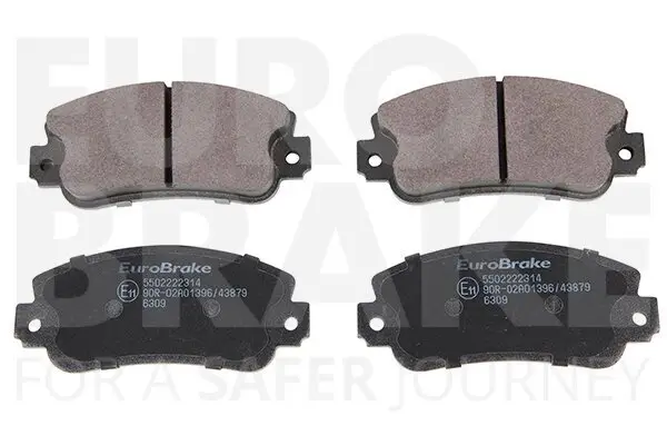Bremsbelagsatz, Scheibenbremse Vorderachse EUROBRAKE 5502222314