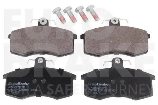 Bremsbelagsatz, Scheibenbremse Vorderachse EUROBRAKE 5502222321 Bild Bremsbelagsatz, Scheibenbremse Vorderachse EUROBRAKE 5502222321