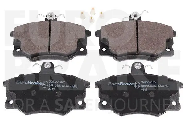 Bremsbelagsatz, Scheibenbremse Vorderachse EUROBRAKE 5502222322