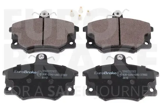 Bremsbelagsatz, Scheibenbremse Vorderachse EUROBRAKE 5502222322 Bild Bremsbelagsatz, Scheibenbremse Vorderachse EUROBRAKE 5502222322