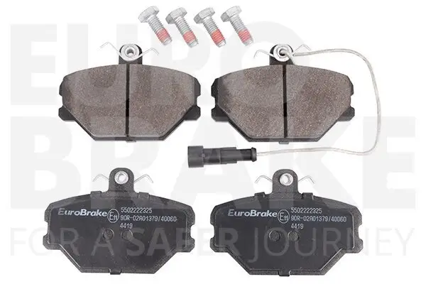 Bremsbelagsatz, Scheibenbremse Vorderachse EUROBRAKE 5502222325