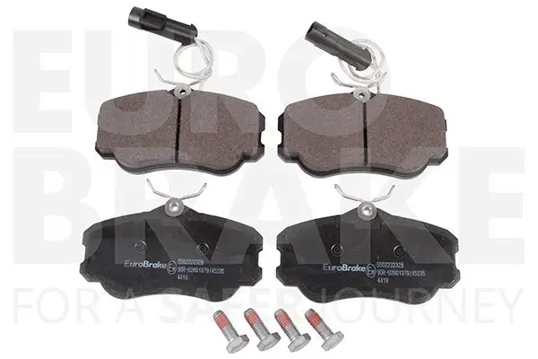Bremsbelagsatz, Scheibenbremse Vorderachse EUROBRAKE 5502222328