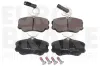 Bremsbelagsatz, Scheibenbremse Vorderachse EUROBRAKE 5502222328