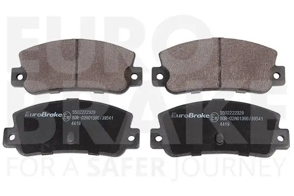 Bremsbelagsatz, Scheibenbremse EUROBRAKE 5502222329 Bild Bremsbelagsatz, Scheibenbremse EUROBRAKE 5502222329