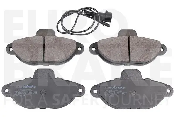 Bremsbelagsatz, Scheibenbremse EUROBRAKE 5502222334