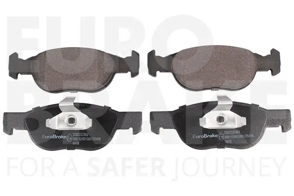 Bremsbelagsatz, Scheibenbremse Vorderachse EUROBRAKE 5502222363
