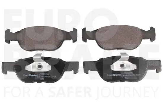 Bremsbelagsatz, Scheibenbremse Vorderachse EUROBRAKE 5502222363 Bild Bremsbelagsatz, Scheibenbremse Vorderachse EUROBRAKE 5502222363