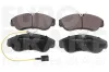 Bremsbelagsatz, Scheibenbremse Vorderachse EUROBRAKE 5502222371