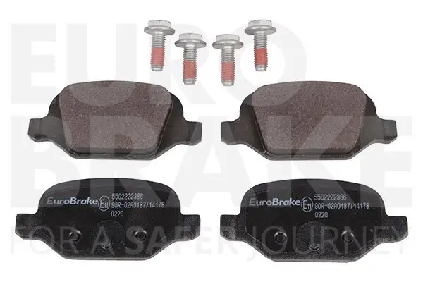 Bremsbelagsatz, Scheibenbremse EUROBRAKE 5502222386