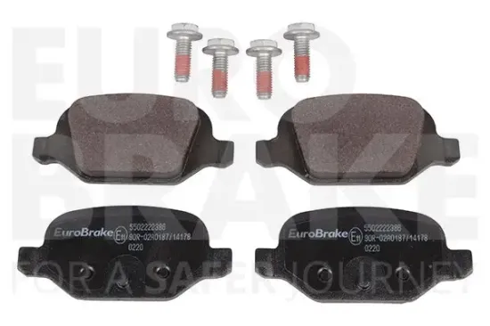 Bremsbelagsatz, Scheibenbremse EUROBRAKE 5502222386 Bild Bremsbelagsatz, Scheibenbremse EUROBRAKE 5502222386