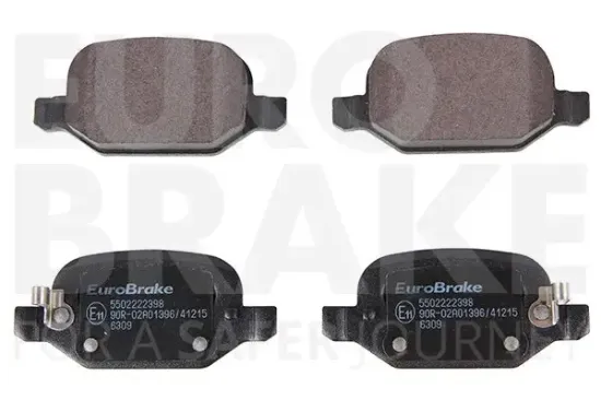 Bremsbelagsatz, Scheibenbremse Hinterachse EUROBRAKE 5502222398 Bild Bremsbelagsatz, Scheibenbremse Hinterachse EUROBRAKE 5502222398
