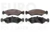 Bremsbelagsatz, Scheibenbremse Vorderachse EUROBRAKE 5502222504