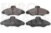 Bremsbelagsatz, Scheibenbremse Vorderachse EUROBRAKE 5502222518