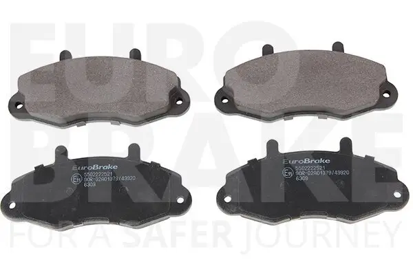 Bremsbelagsatz, Scheibenbremse EUROBRAKE 5502222521