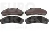 Bremsbelagsatz, Scheibenbremse Vorderachse EUROBRAKE 5502222546