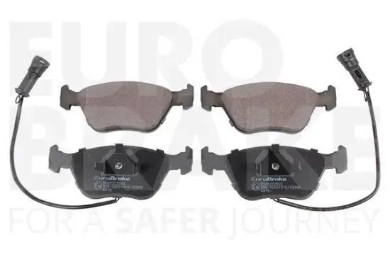 Bremsbelagsatz, Scheibenbremse Vorderachse EUROBRAKE 5502222552 Bild Bremsbelagsatz, Scheibenbremse Vorderachse EUROBRAKE 5502222552