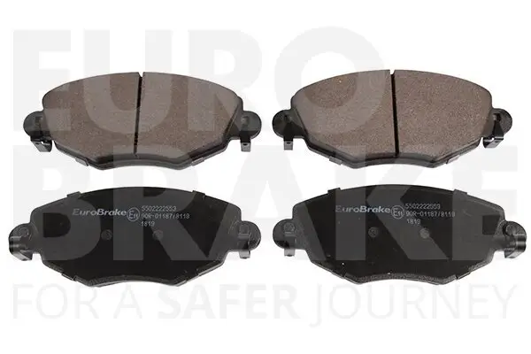 Bremsbelagsatz, Scheibenbremse Vorderachse EUROBRAKE 5502222553