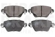 Bremsbelagsatz, Scheibenbremse Hinterachse EUROBRAKE 5502222554