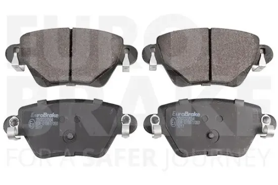 Bremsbelagsatz, Scheibenbremse Hinterachse EUROBRAKE 5502222554 Bild Bremsbelagsatz, Scheibenbremse Hinterachse EUROBRAKE 5502222554