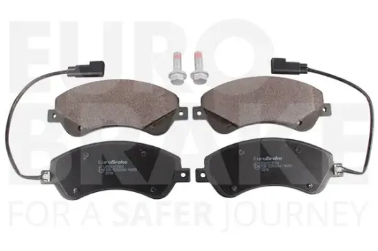 Bremsbelagsatz, Scheibenbremse Vorderachse EUROBRAKE 5502222564 Bild Bremsbelagsatz, Scheibenbremse Vorderachse EUROBRAKE 5502222564