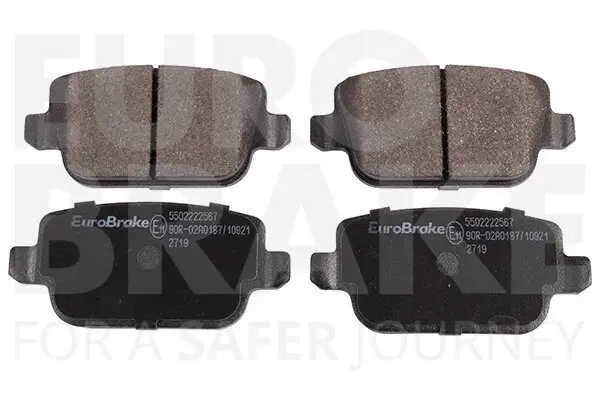 Bremsbelagsatz, Scheibenbremse EUROBRAKE 5502222567