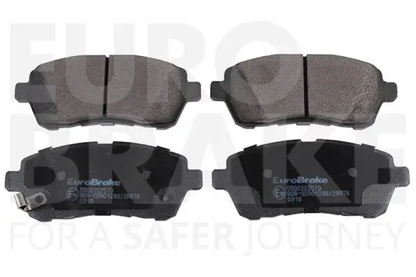 Bremsbelagsatz, Scheibenbremse Vorderachse EUROBRAKE 5502222573