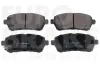 Bremsbelagsatz, Scheibenbremse Vorderachse EUROBRAKE 5502222573