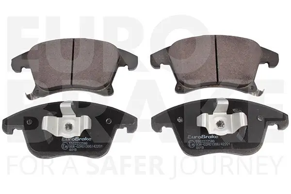 Bremsbelagsatz, Scheibenbremse Vorderachse EUROBRAKE 5502222586