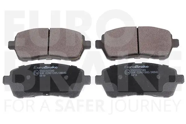 Bremsbelagsatz, Scheibenbremse Vorderachse EUROBRAKE 5502222589