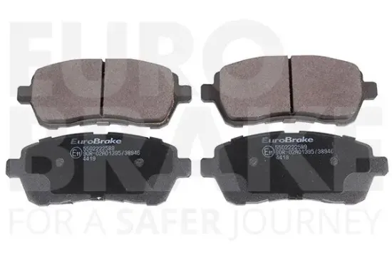 Bremsbelagsatz, Scheibenbremse Vorderachse EUROBRAKE 5502222589 Bild Bremsbelagsatz, Scheibenbremse Vorderachse EUROBRAKE 5502222589