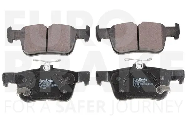 Bremsbelagsatz, Scheibenbremse Hinterachse EUROBRAKE 5502222596