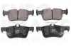 Bremsbelagsatz, Scheibenbremse Hinterachse EUROBRAKE 5502222596
