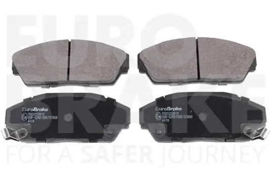 Bremsbelagsatz, Scheibenbremse Vorderachse EUROBRAKE 5502222612 Bild Bremsbelagsatz, Scheibenbremse Vorderachse EUROBRAKE 5502222612