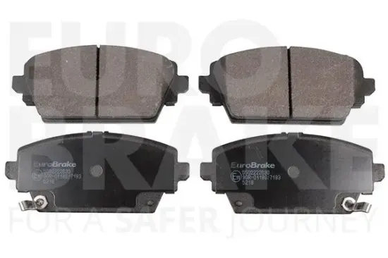 Bremsbelagsatz, Scheibenbremse Vorderachse EUROBRAKE 5502222630 Bild Bremsbelagsatz, Scheibenbremse Vorderachse EUROBRAKE 5502222630