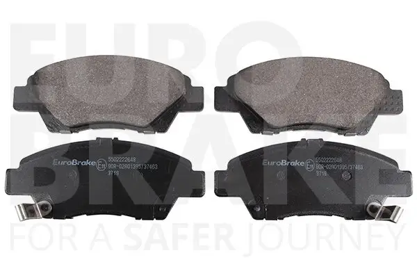 Bremsbelagsatz, Scheibenbremse Vorderachse EUROBRAKE 5502222648