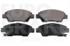 Bremsbelagsatz, Scheibenbremse Vorderachse EUROBRAKE 5502222648