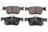 Bremsbelagsatz, Scheibenbremse Hinterachse EUROBRAKE 5502222653