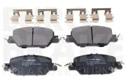 Bremsbelagsatz, Scheibenbremse Hinterachse EUROBRAKE 5502222654
