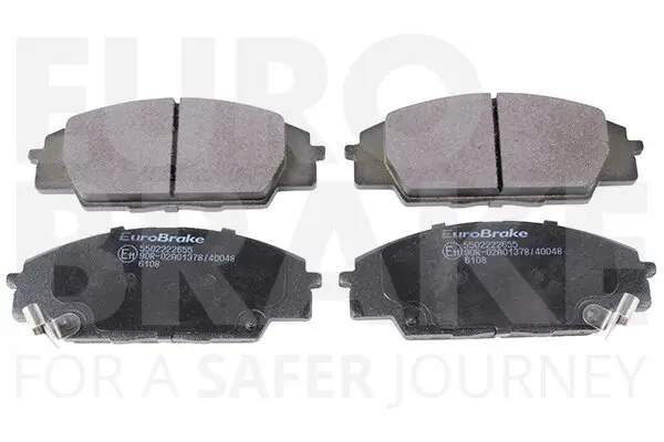 Bremsbelagsatz, Scheibenbremse Vorderachse EUROBRAKE 5502222655
