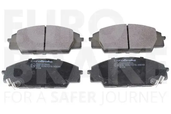 Bremsbelagsatz, Scheibenbremse Vorderachse EUROBRAKE 5502222655 Bild Bremsbelagsatz, Scheibenbremse Vorderachse EUROBRAKE 5502222655