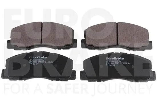 Bremsbelagsatz, Scheibenbremse Vorderachse EUROBRAKE 5502223004 Bild Bremsbelagsatz, Scheibenbremse Vorderachse EUROBRAKE 5502223004