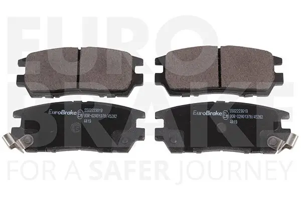 Bremsbelagsatz, Scheibenbremse Hinterachse EUROBRAKE 5502223019