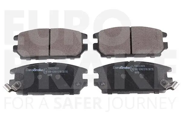 Bremsbelagsatz, Scheibenbremse Vorderachse EUROBRAKE 5502223607