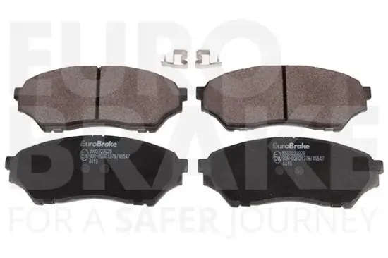 Bremsbelagsatz, Scheibenbremse Vorderachse EUROBRAKE 5502223029 Bild Bremsbelagsatz, Scheibenbremse Vorderachse EUROBRAKE 5502223029