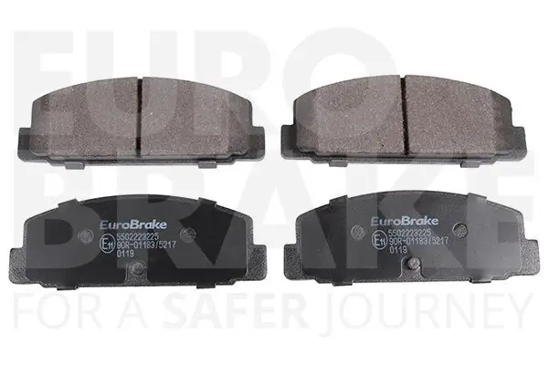 Bremsbelagsatz, Scheibenbremse Hinterachse EUROBRAKE 5502223225
