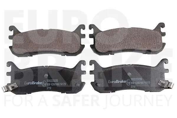 Bremsbelagsatz, Scheibenbremse Hinterachse EUROBRAKE 5502223235