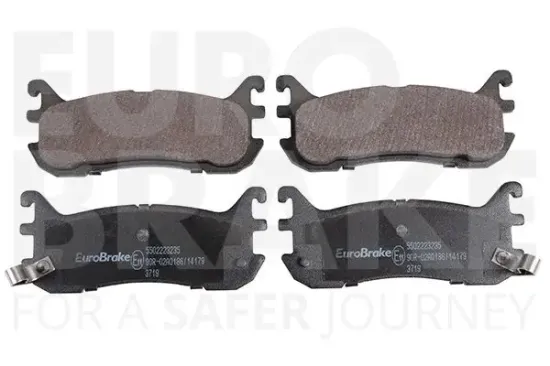 Bremsbelagsatz, Scheibenbremse Hinterachse EUROBRAKE 5502223235 Bild Bremsbelagsatz, Scheibenbremse Hinterachse EUROBRAKE 5502223235