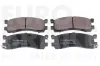 Bremsbelagsatz, Scheibenbremse Hinterachse EUROBRAKE 5502223243
