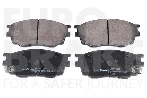 Bremsbelagsatz, Scheibenbremse Vorderachse EUROBRAKE 5502223244