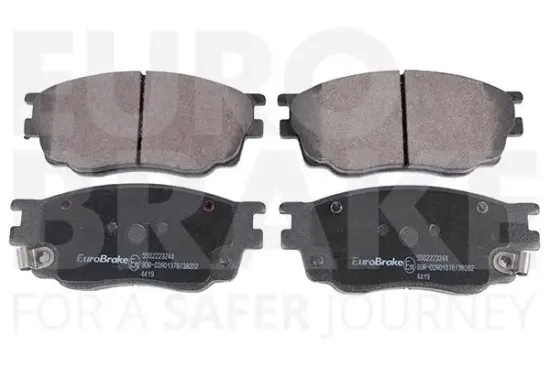 Bremsbelagsatz, Scheibenbremse Vorderachse EUROBRAKE 5502223244 Bild Bremsbelagsatz, Scheibenbremse Vorderachse EUROBRAKE 5502223244